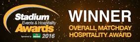 Stadium Experience Hospitality Awards - Overall Matchday Winner 2016